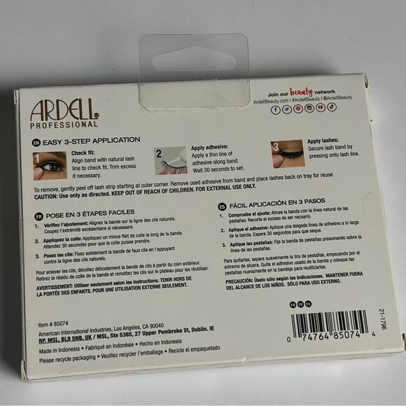 Ardell Women's Multi-pack Assorted Styles Strip Lash Makeup Beauty Extension - Picture 2 of 5